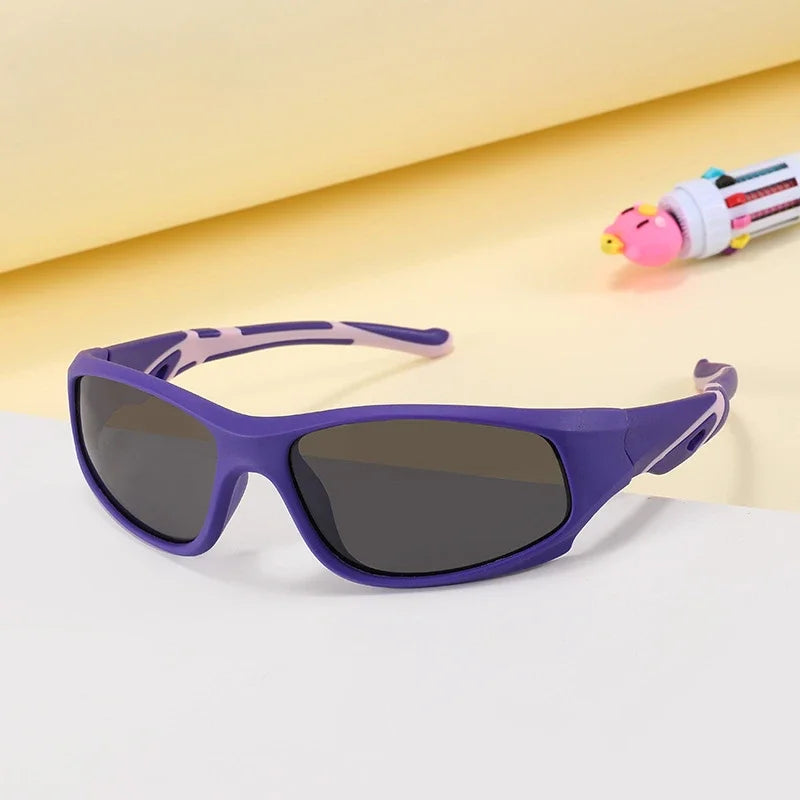 Kids Soft Silicone TR90 Frame UV400