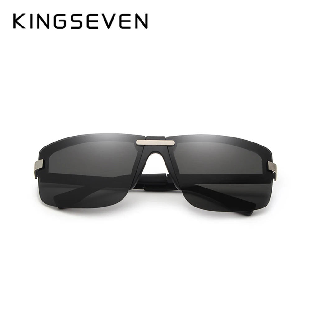 Model # 7710 Luxury Retro Men's Polarized UV400 Frameless