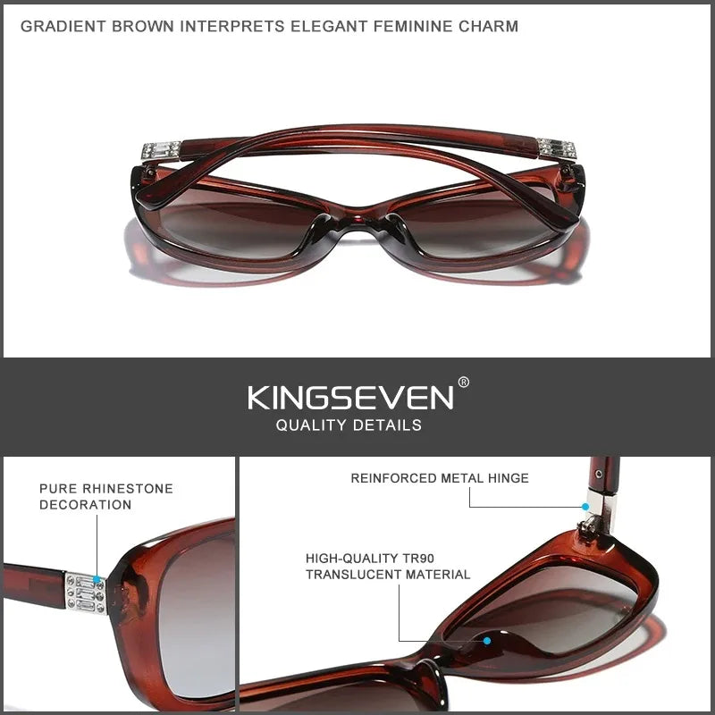 Model # 7260 Young Women's Elegant Oval UV400